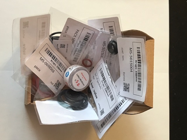 Pełny pudełkowy zestaw XXL z uszczelką typu T do Krups serii EA80* do EA89*