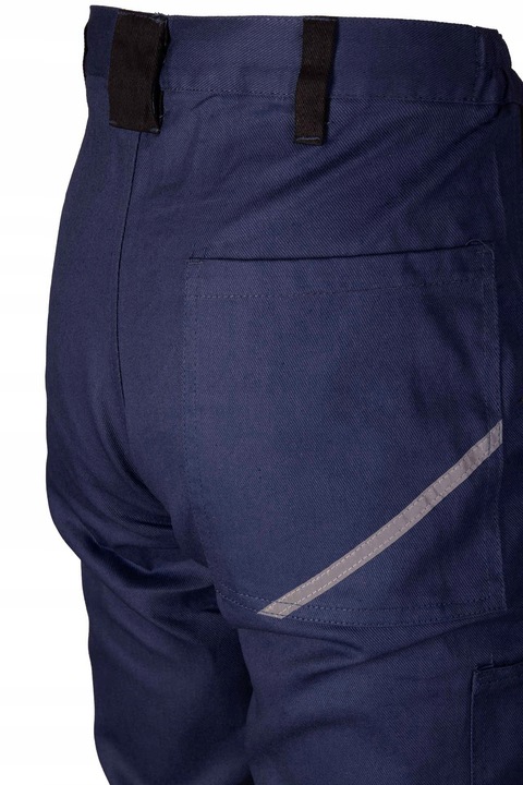 Spodnie robocze monterskie Bawełna 100% granatowe do pracy Brixton r. 48