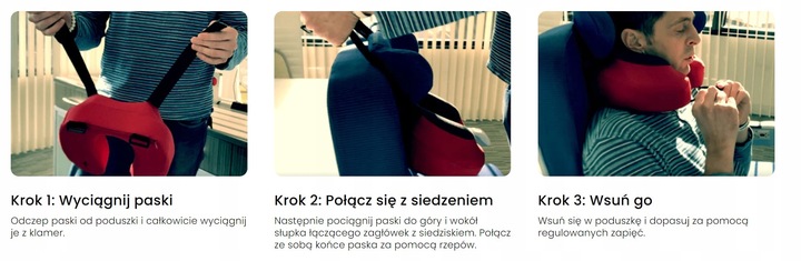 Poduszka na szyję podróżna Evo S3 Cabeau indygo