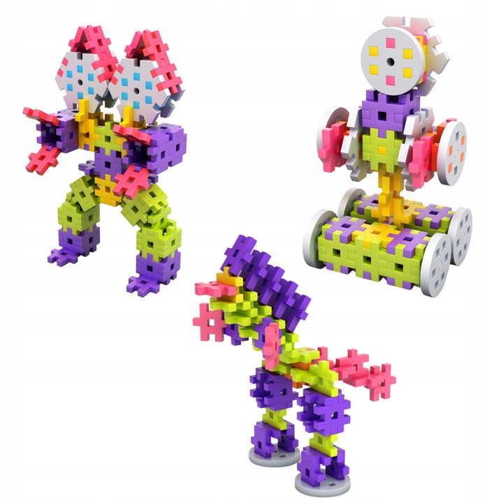 KLOCKI KONSTRUKCYJNE MELI BASIC CONSTRUCTOR PINK SET ZESTAW UZUPEŁNIAJĄCY