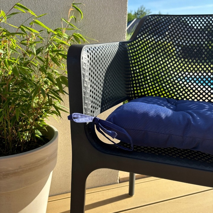 PODUSZKA NA KRZESŁO OGRODOWA WIĄZANA ŁAWKĘ PALETY MEBLE DO OGRODU 45X45