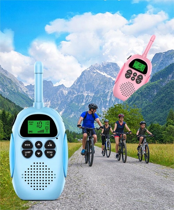 Walkie Talkie dla Dzieci Krótkofalówki Zestaw 2 szt. Zasięg Duży Łoki Toki