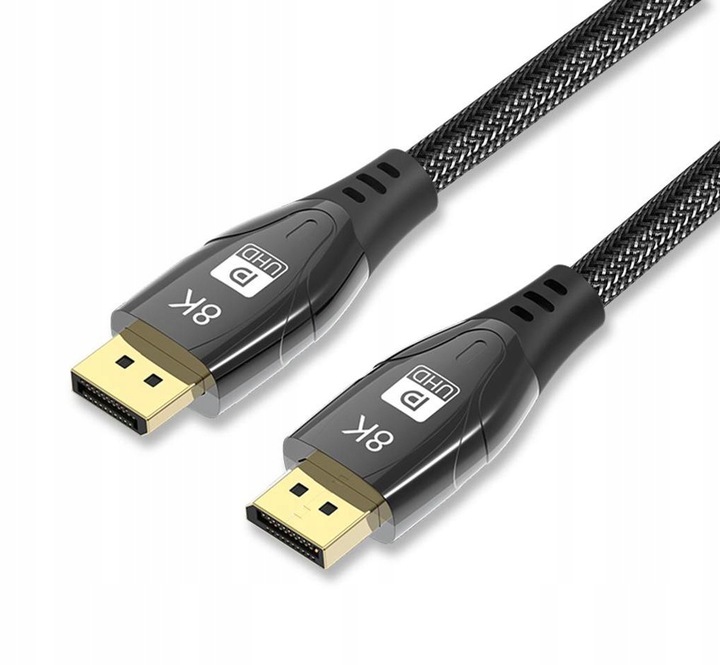Kabel przewód DisplayPort 1.4 DP-DP 8K60Hz 4K 2m