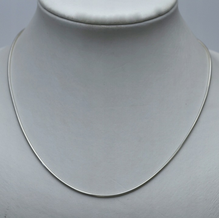 ŁAŃCUSZEK SREBRNY ŻMIJKA DAMSKI 1,5mm 65cm SREBRO