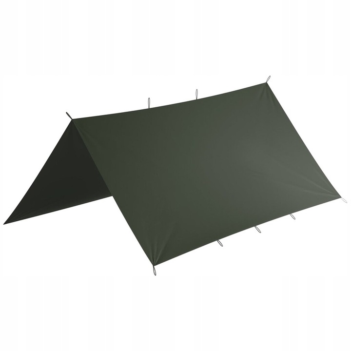 Płachta biwakowa tarp turystyczny wojskowy Helikon Supertarp Olive Green