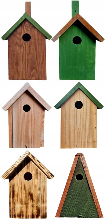 BUDKA LĘGOWA DOMEK Karmnik dla ptaków UNIWERSALNA dla sikorek, szpaków