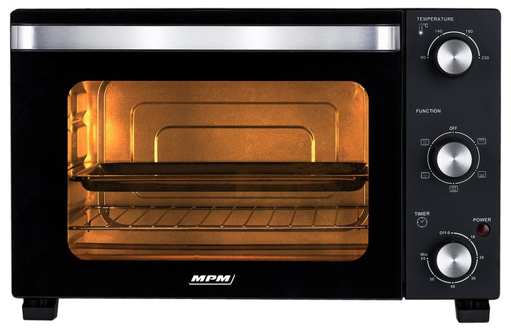Piekarnik mini elektryczny mocny z termoobiegiem 28 l MPM MPE-15/T