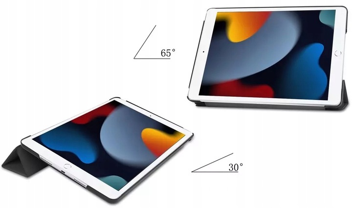 ETUI SMART CASE POKROWIEC DO APPLE IPAD 10.2 7 8 9 GEN RÓŻOWY Z KLAPKĄ