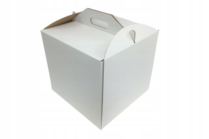 PUDEŁKO NA TORT CIASTO OPAKOWANIE 30x30x28 GRUBY MOCNY KARTON 5 SZTUK