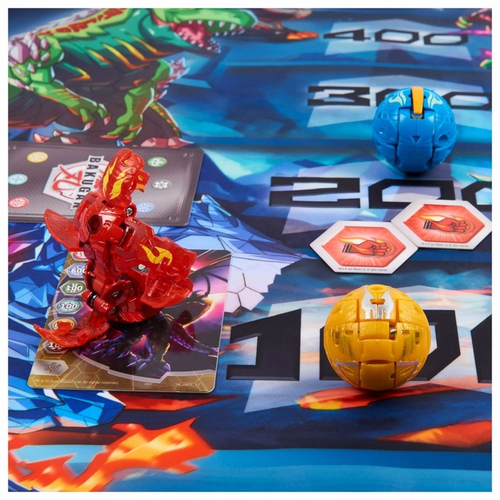 BAKUGAN EVOLUTIONS ZESTAW PLATINUM FIGURKI + MATA