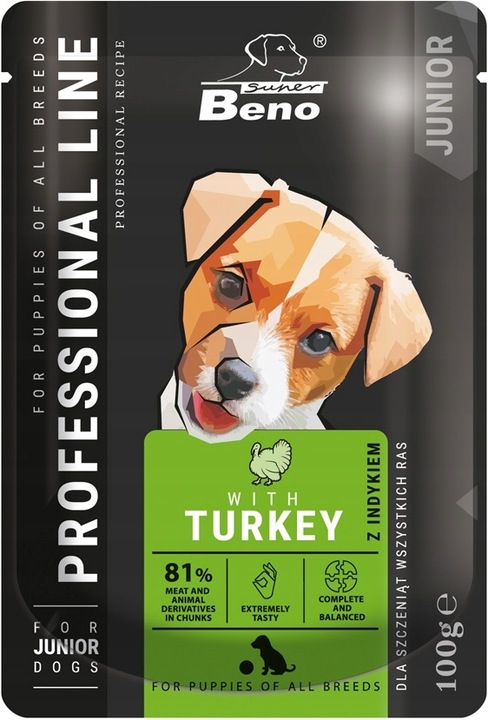 Super Beno Mokra karma Saszetki dla psa 24x100g MIX SMAKÓW