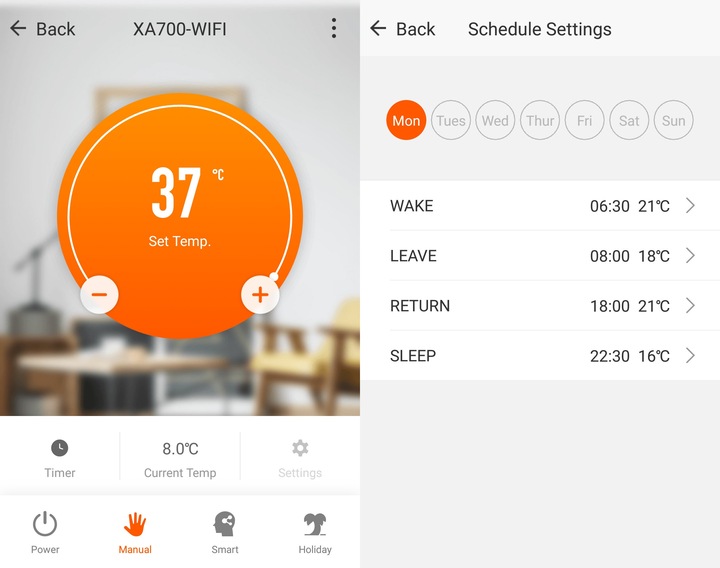 GRZEJNIK PROMIENNIK IR PODCZERWIEŃ 700W WiFi PILOT