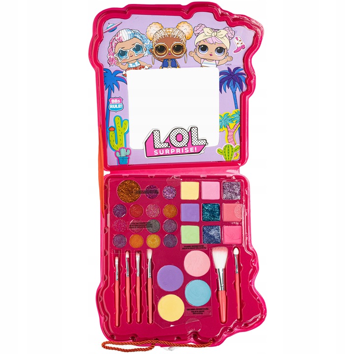 LOL SURPRISE! MEGA PALETA KOSMETYKÓW DO MAKIJAŻU W ETUI NA PREZENT + GRATIS