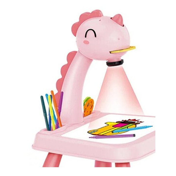 Projektor Rzutnik do Rysowania Slajdy Mazaki NÓŻKI ŻYRAFA MUZYKA DŹWIĘKI