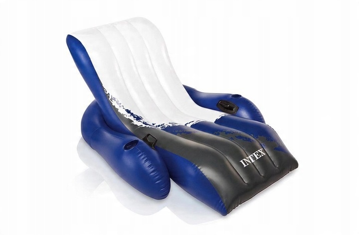 Materac Fotel Dmuchany Leżak Plażowy Do Wody Pływania na Basen INTEX 58868