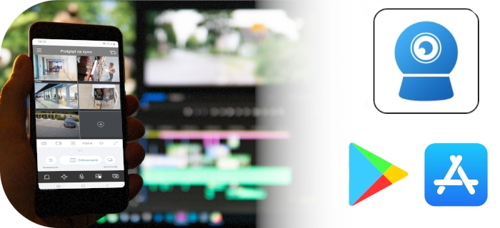 BEZPRZEWODOWA KAMERA WIFI MONITORING 2K CZARNA KAMERA ZEWNĘTRZNA AUDIO DVS