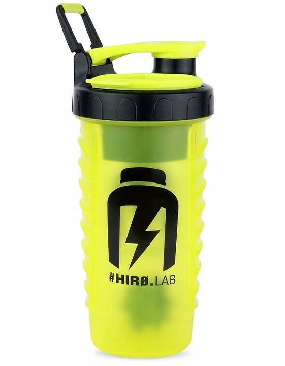 SZEJKER shaker SZCZELNY na siłownię białek 770 ml WBUDOWANY POJEMNIK hiro