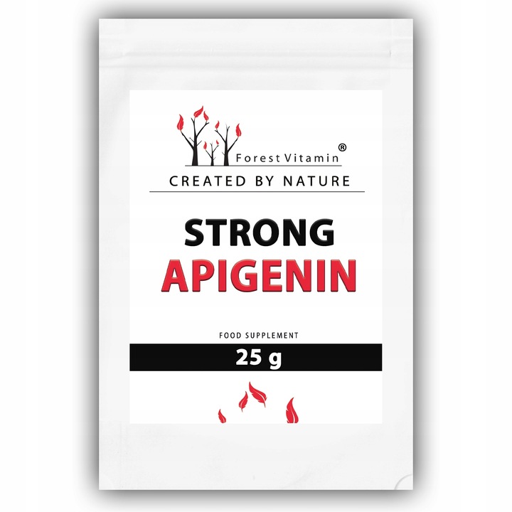 APIGENINA 25g APIGENIN CZYSTA 98% ZDROWIE MOCNA 125 PORCJI
