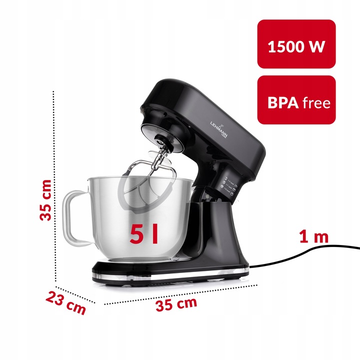 ROBOT PLANETARNY KUCHENNY MIKSER Z WAGĄ PODGRZEWANA MISA DO 45C PANEL LED