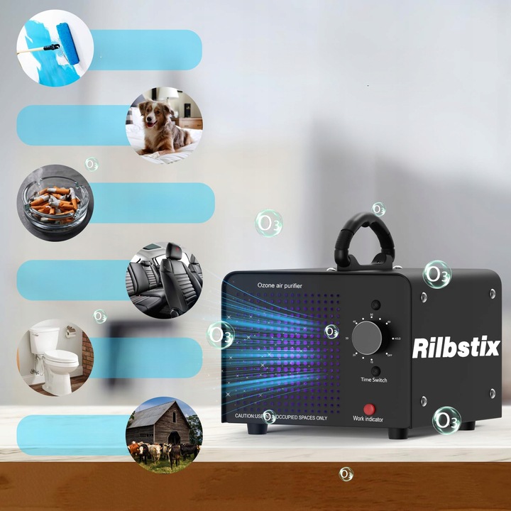 OZONATOR GENERATOR OZONU OCZYSZCZACZ DO POWIETRZA 60 000 mg/h +TIMER
