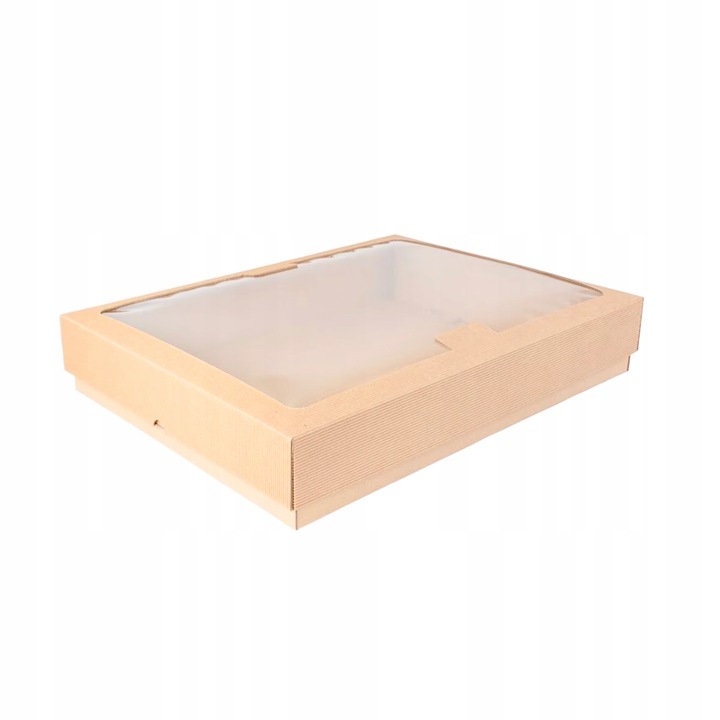 Pudełko Cateringowe Party Box Premium z Okienkiem 455x350x80mm, 10 sztuk