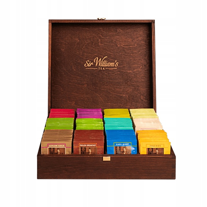 Zestaw Skrzynka Herbat Sir William's Tea 180 szt