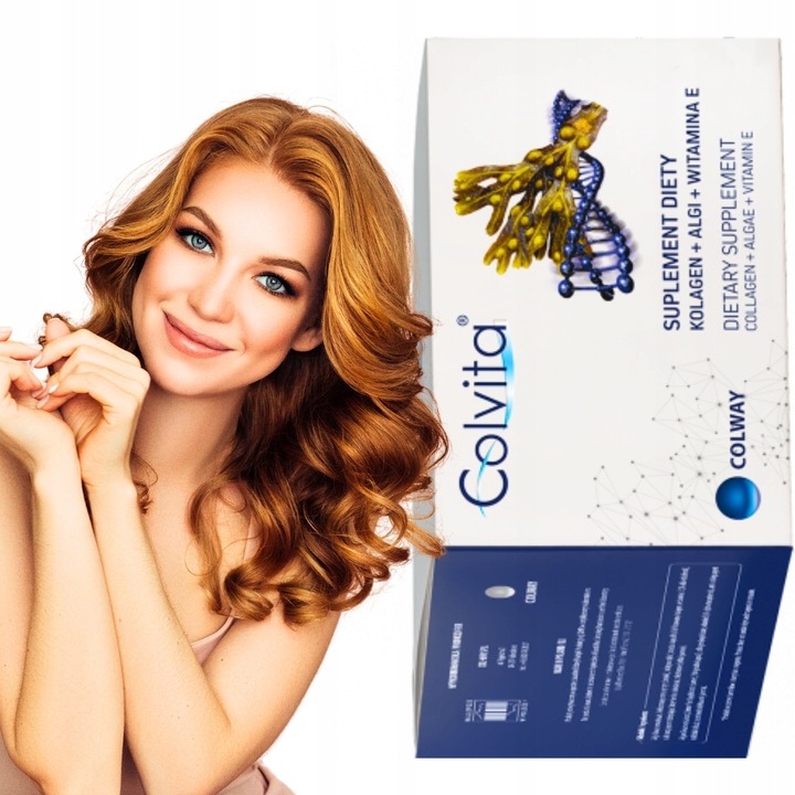 Colvita COLWAY 120 Kaps - Kolagen Na Skórę Stawy Włosy Paznokcie + GRATIS