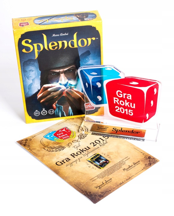 Splendor: Gra o Handlu Klejnotami, 2-4 osoby, wiek 10+