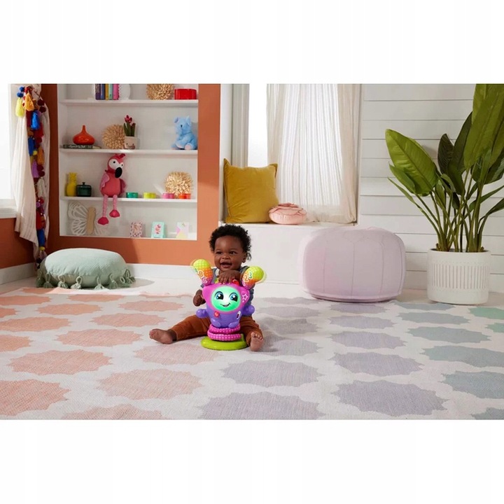 FISHER PRICE TANECZNA DJ-KA INTERAKTYWNA EDUKACYJNA ZABAWKA MUZYCZNA 9m+