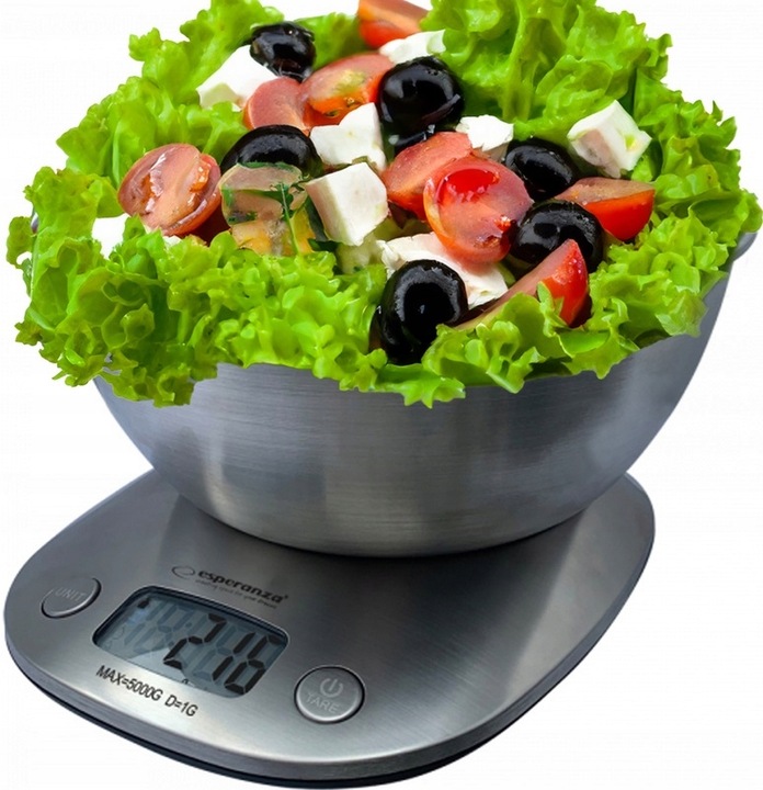 WAGA KUCHENNA ELEKTRONICZNA Z MISĄ PRECYZYJNA 5KG