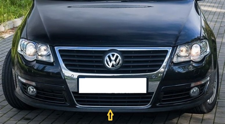VW PASSAT B6 3C 05-10 KRATKA GRILL ZDERZAKA ŚRODEK