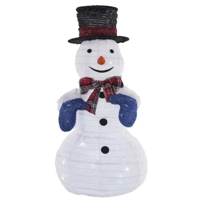 Świecący bałwanek na zewnątrz Dekoracja świąteczna przed dom do ogrodu EMOS