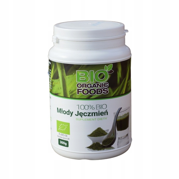 Młody jęczmień Bio Organic Foods proszek 300 g