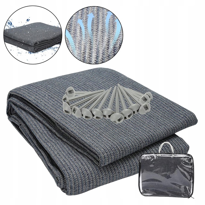 DYWAN PRZEDSIONKOWY PODŁOGA DO PRZEDSIONKA NAMIOTU KEMPINGU 300x250cm