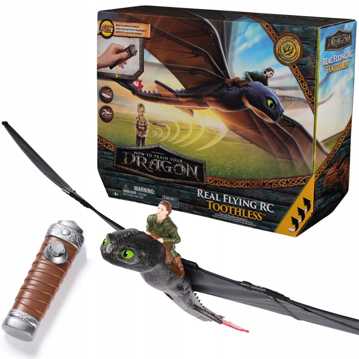 JAK WYTRESOWAĆ SMOKA INTERAKTYWNA LATAJĄCA FIGURKA SZCZERBATEK RC