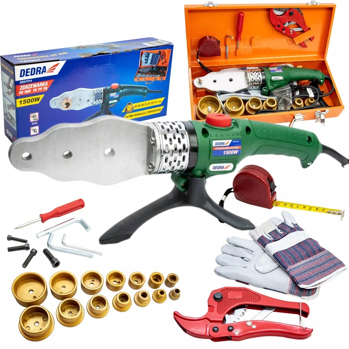 DEDRA ZGRZEWARKA DO RUR DED7514 16-63mm TERMOSTAT