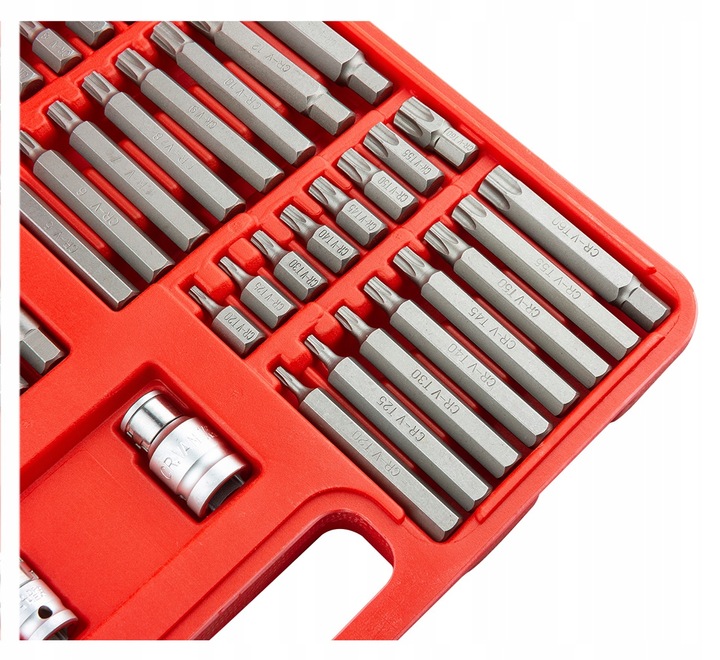 ZESTAW KLUCZE TORX SPLINE RIBE IMBUS x74 Redats