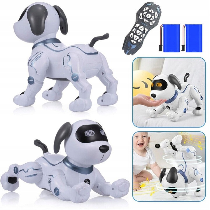 PROGRAMOWALNY ROBOT ZDALNEGO STEROWANIA PIES ZABAWKA RC PIES ROBOT PREZENTY