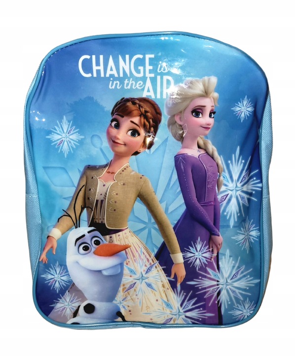 Plecak KRAINA LODU Disney do przedszkola niebieski