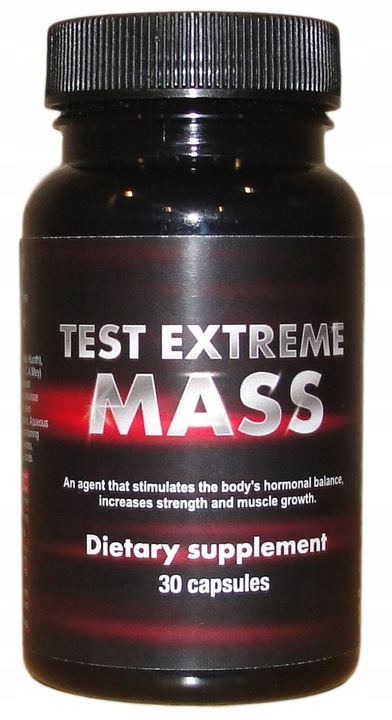 Test Mass Extreme mocny masa siła Testosteron Beta Sitosterol Maca