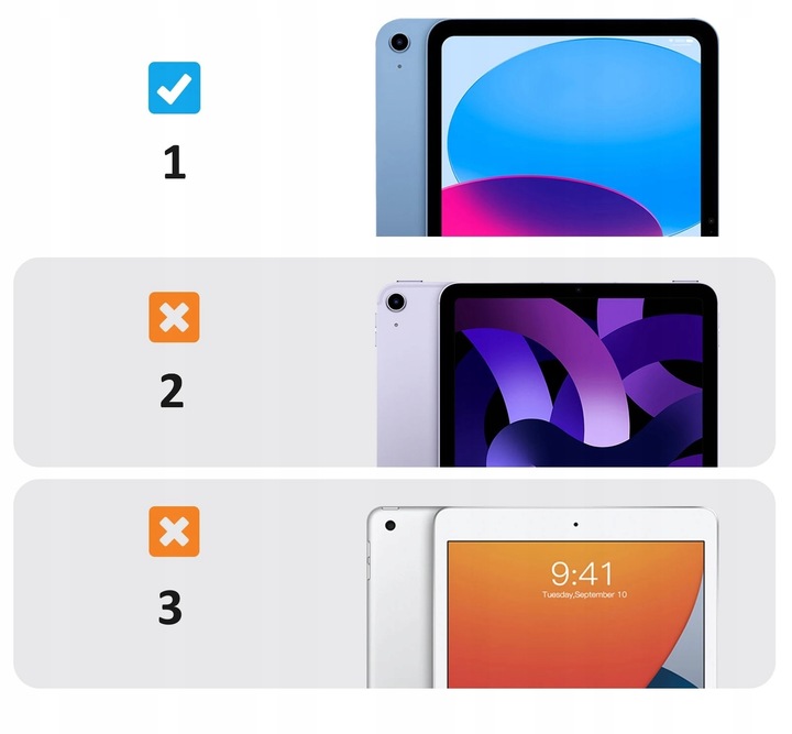 SZKŁO HARTOWANE do Apple iPad 10.9 10 GEN 2022