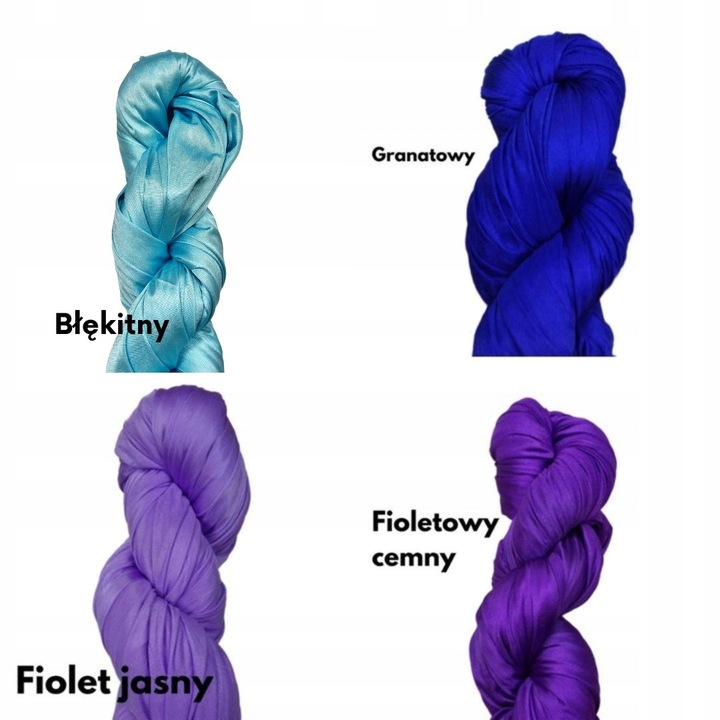 Szarfa akrobatyczna, chusta aerial silk 7 metrów Wybierz kolor