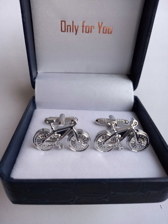 Modne spinki do mankietów Exciting Piękny Rower