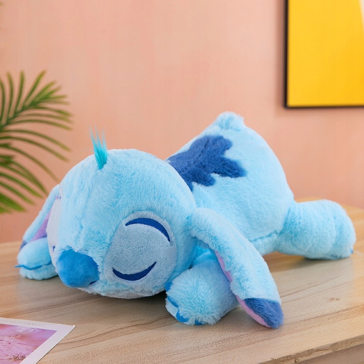 ŚPIĄCY STITCH DUŻA MASKOTKA PODUSZKA KOCYK LILO I STICH PLUSZAK PRZYTULANKA