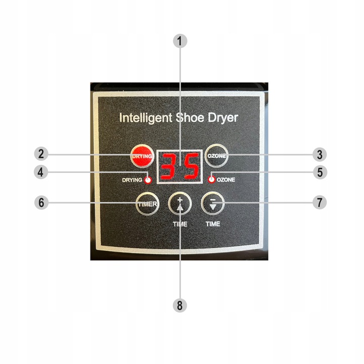 Suszarka do butów Z OZONEM funkcja STERYLIZACJI DUŻA MOCNA WYDAJNA timer