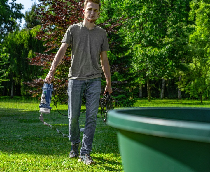 POMPA DO WODY CZYSTEJ BRUDNEJ ŚCIEKÓW SZAMBA Z SITKIEM ZANURZENIOWA 1"