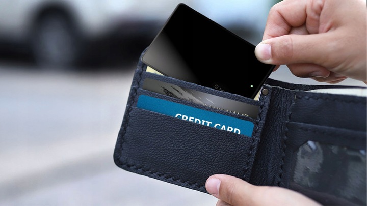 Lokalizator GPS MiCard karta do portfela z lokalizatorem APPLE IOS