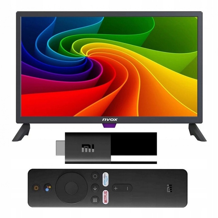 Telewizor SMART Android FHD 24 cale WiFi BT DVBT2 VGA HDMI USB 230V 12V 24V