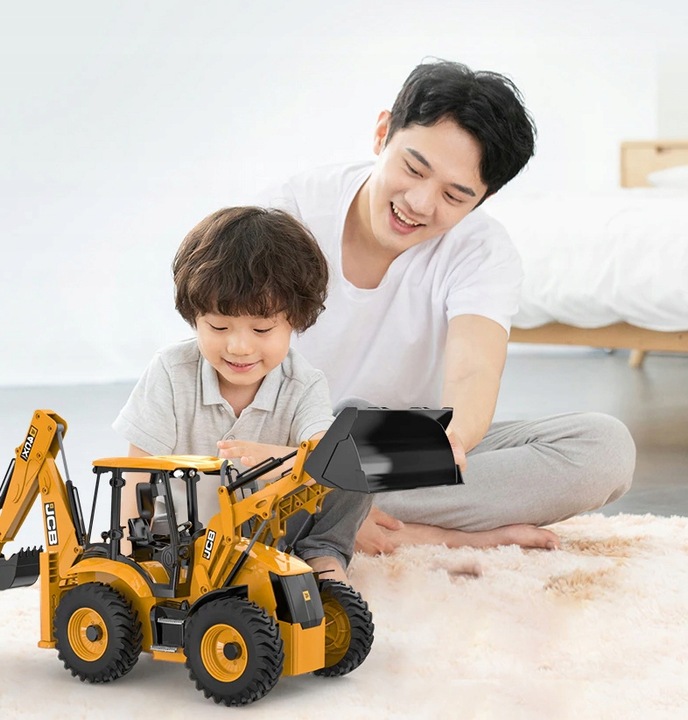 KOPARKA ŁADOWARKA RC Zdalnie Sterowana JCB +PILOT