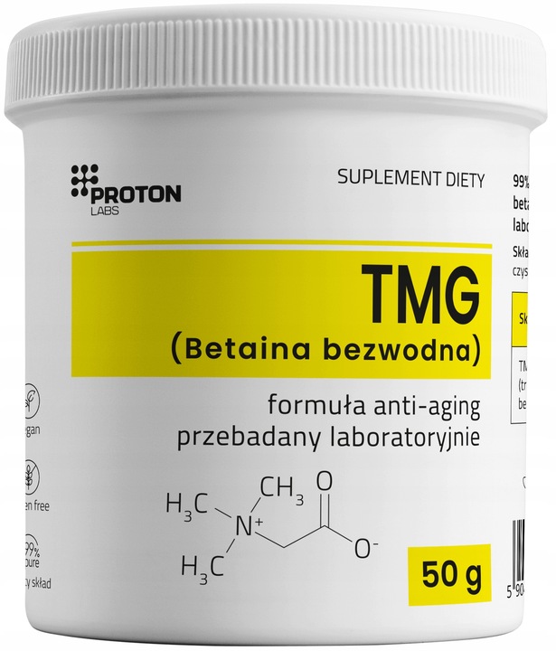 PROTON LABS TMG 50g Betaina bezwodna Czysty Proszek 99,7%+
